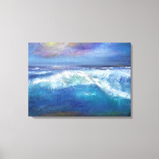 Toile Wave Sunset enveloppée (Recto)