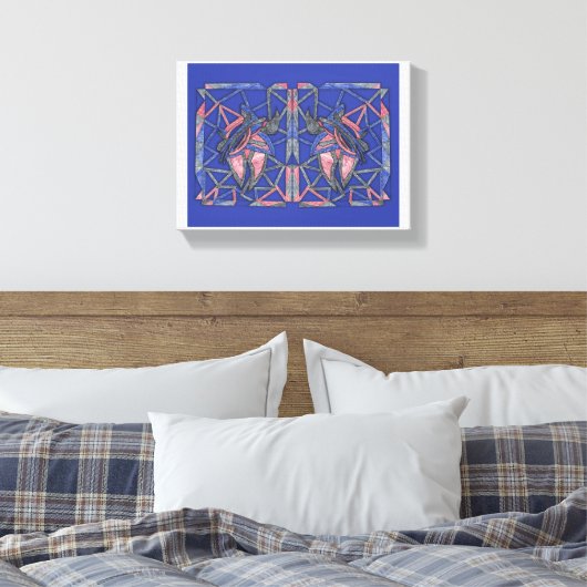 Toile Waves of Expression Abstract Canvas Art (Insitu(Chambre))