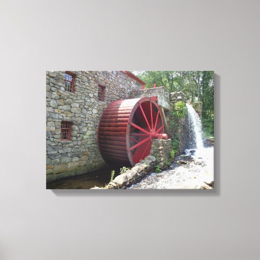 Toile Wayside Grist Mill, Sudbury MA (Recto)
