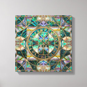 Toile Web de Wyrd La Matrice du destin - Abalone Shell