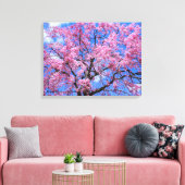 Toile Weeping Cherry: Yaebenishidare [Canvas Print] (Insitu(Salon))