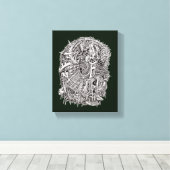 Toile Weirdhead par Brian Benson (Insitu (Plancher de Bois))
