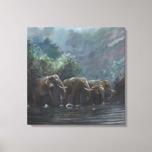 Toile Welcome Waters 1990 (Recto)