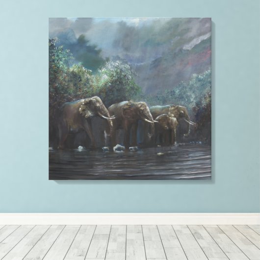 Toile Welcome Waters 1990 (Insitu (Plancher de Bois))