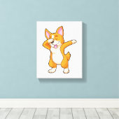 Toile Welsh Corgi à Dance Dab Hip hop (Insitu (Plancher de Bois))