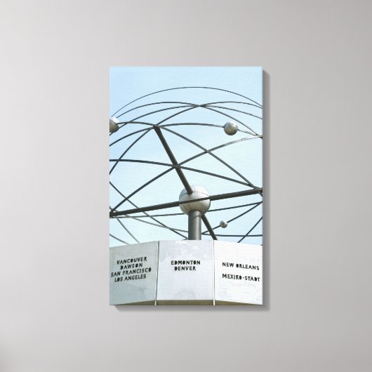 Toile Weltzeituhr (Recto)