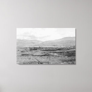 Toile Wenatchee, WA Town View et Orchard Photographie