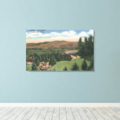 Toile Wenatchee, Washington Vue sur les jardins omme # 2 (Insitu (Plancher de Bois))