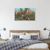 Toile Wenatchee, WAView de Apple Orchard & Workers (Insitu(Chambre))