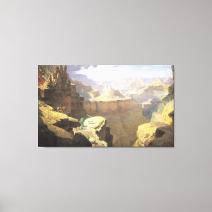 Toile West Art d'Amérique vintage, Grand Canyon par Leig