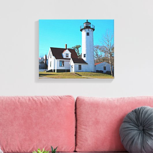 Toile West Chop Lighthouse Marthas Vineyard Canvas Impri (Insitu(Salon))