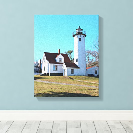 Toile West Chop Lighthouse Marthas Vineyard Canvas Impri (Insitu (Plancher de Bois))