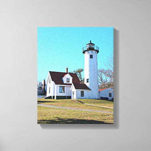 Toile West Chop Lighthouse Marthas Vineyard Canvas Impri (Recto)