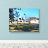 Toile West Chop Lighthouse Marthas Vineyard Canvas Impri (Insitu (Plancher de Bois))