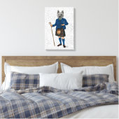 Toile West Highland Terrier à Kilt (Insitu(Chambre))