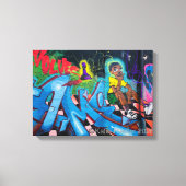 Toile West Philly Graffiti (Recto)