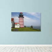 Toile West Quoddy Head Lighthouse State Park est (Insitu (Plancher de Bois))