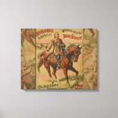Toile Western Buffalo Bill Wild West (Recto)