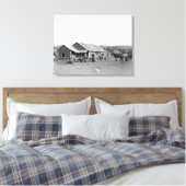 Toile Western Ranch House dans le Dakota du Sud Photo (Insitu(Chambre))