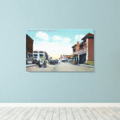 Toile Western View de Main StreetVisalia, CA (Insitu (Plancher de Bois))