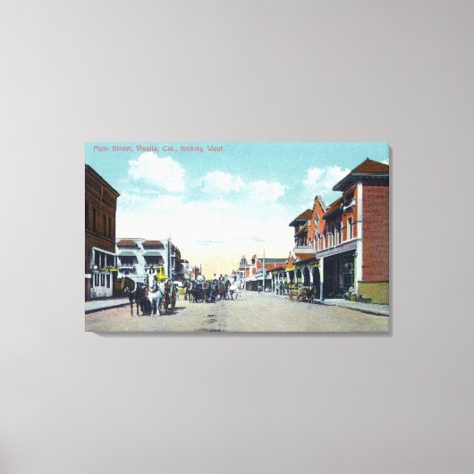 Toile Western View de Main StreetVisalia, CA (Recto)