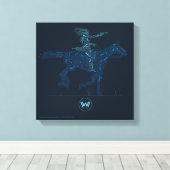 Toile Westworld | Dolores Riding Horse Circuit Graphique (Insitu (Plancher de Bois))