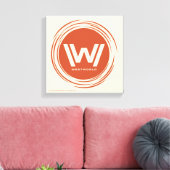 Toile Westworld | Logo Sun stylisé (Insitu(Salon))