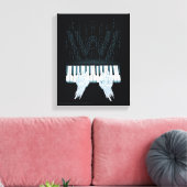 Toile Westworld | Mains Android Sur Piano Joueur (Insitu(Salon))