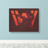 Toile Westworld | Wyatt À Fusil Sur Logo (Insitu (Plancher de Bois))