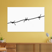 Toile Wet Barbed Wire. Teardrops De Guerre (Insitu(Salon))