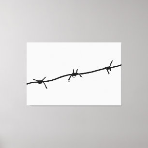 Toile Wet Barbed Wire. Teardrops De Guerre