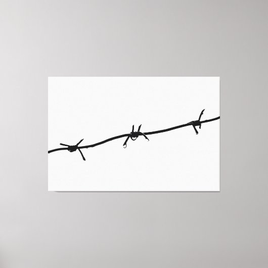 Toile Wet Barbed Wire. Teardrops De Guerre (Recto)