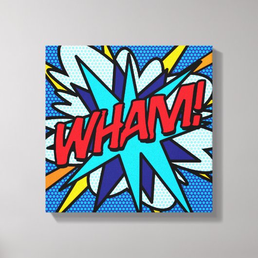 Toile WHAM Fun Retro Comic Book Pop Art (Recto)