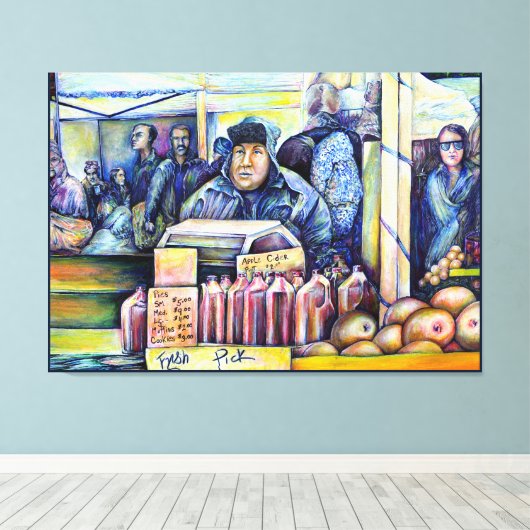 Toile What I Saw (Insitu (Plancher de Bois))