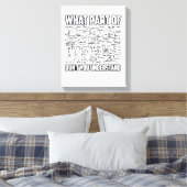 Toile What Part Of Don't You Understand? Funny Math  (Insitu(Chambre))