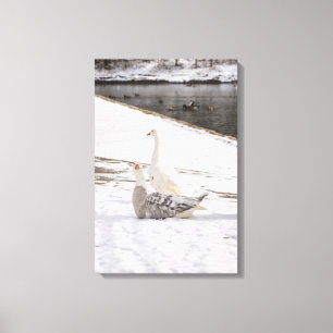 Toile Whats Up Goose