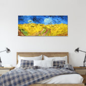 Toile Wheatfield with crows - Vincent Van Gogh (1890) (Insitu(Chambre))