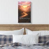 Toile When Life Gets Loud Find Quiet Places Wall Art – M (Insitu(Chambre))