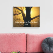 Toile When Life gets too hard to , Kneel Quota (Insitu(Salon))