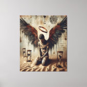 Toile Where Angels Fall, We Rise (Recto)