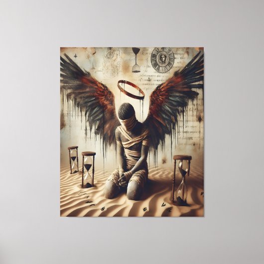 Toile Where Angels Fall, We Rise (Recto)