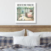 Toile Where The Wild Things Are | Scène 3 (Insitu(Chambre))
