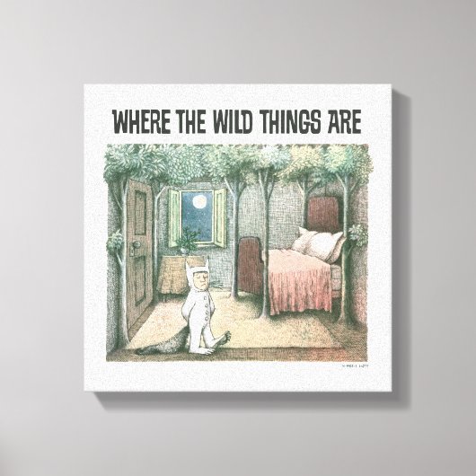 Toile Where The Wild Things Are | Scène 3 (Recto)