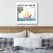 Toile Where The Wild Things Are | Scène 5 (Insitu(Chambre))
