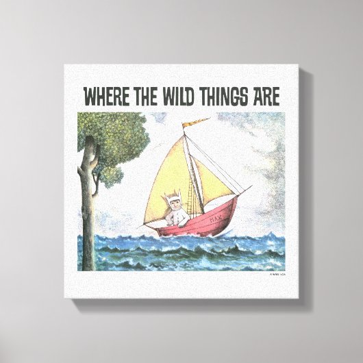 Toile Where The Wild Things Are | Scène 5 (Recto)