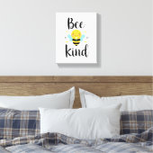 Toile Whimsical and Kind Bee Illustration (Insitu(Chambre))