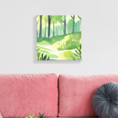 Toile Whimsical Woods | Paysage de l'aquarelle forestièr (Insitu(Salon))