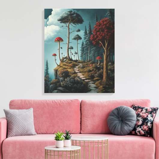Toile Whimsy-Enchanted-Forest (Insitu(Salon))