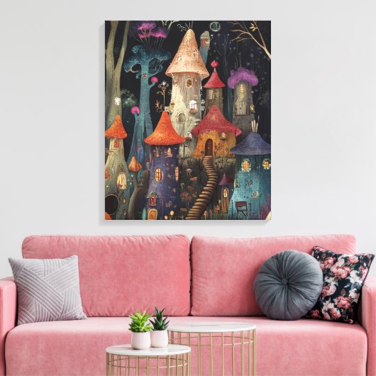 Toile Whimsy-Enchanted-Forest (Insitu(Salon))