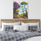 Toile Whimsy-Enchanted-Forest (Insitu(Chambre))